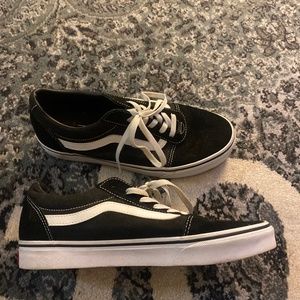 Gently used black vans
